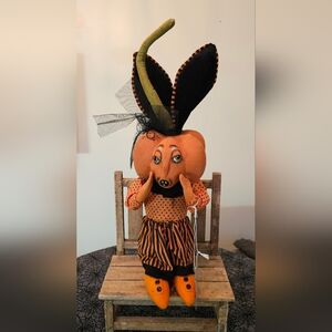 Paxtyn Pumpkin Gathered Traditions Joe Spencer Halloween Art Doll